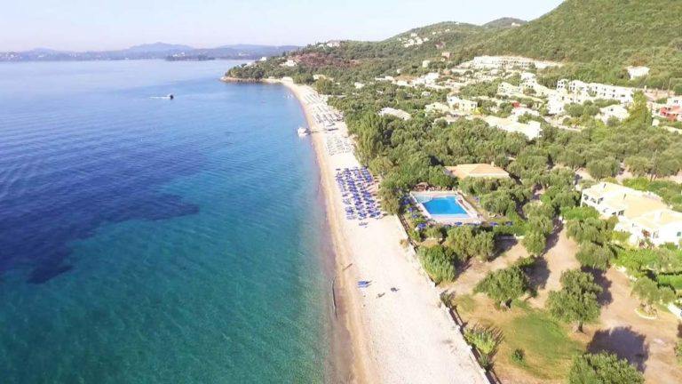 barbati-cost-beach-organised-corfu-north-corfu-swimming-poll-restaurants-beach-bars-tourism-summer-holidays-vacation
